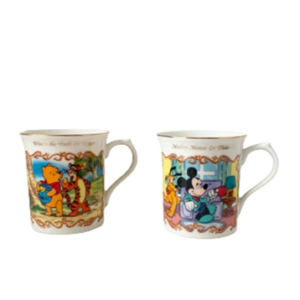Vintage 1999 Lennox Disney Animated Classics Mug Collection Set of 2